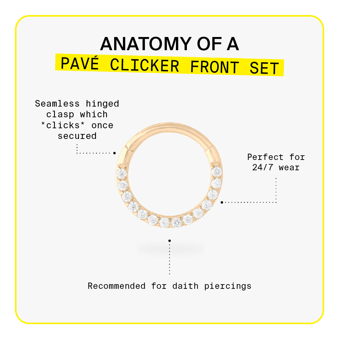 8mm Front Set Pave Clicker - Image 6