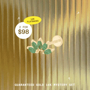 Guaranteed Gold 14K Mystery Set - Flatback