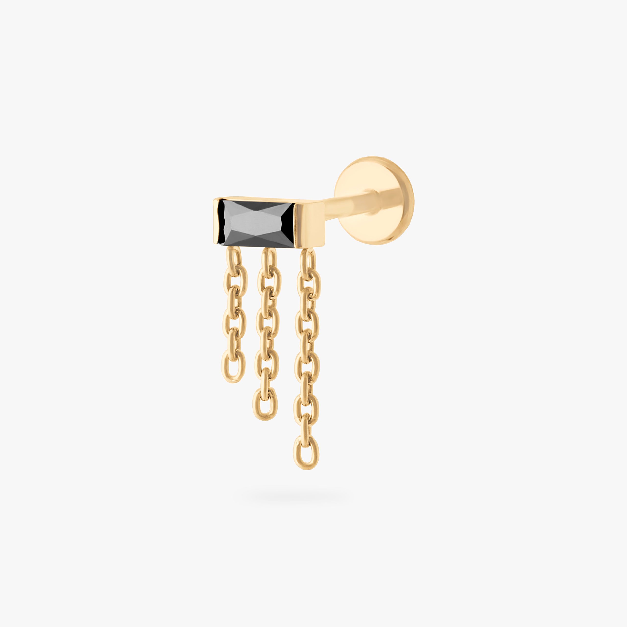 Chain Baguette Flatback Stud - Image 16