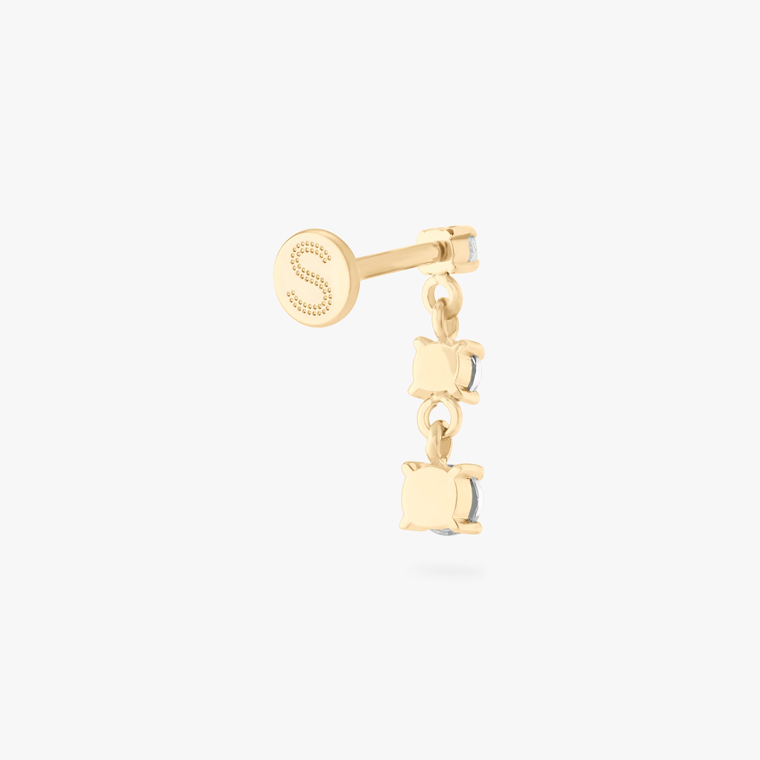 CZ Drip Flatback Stud - Image 5