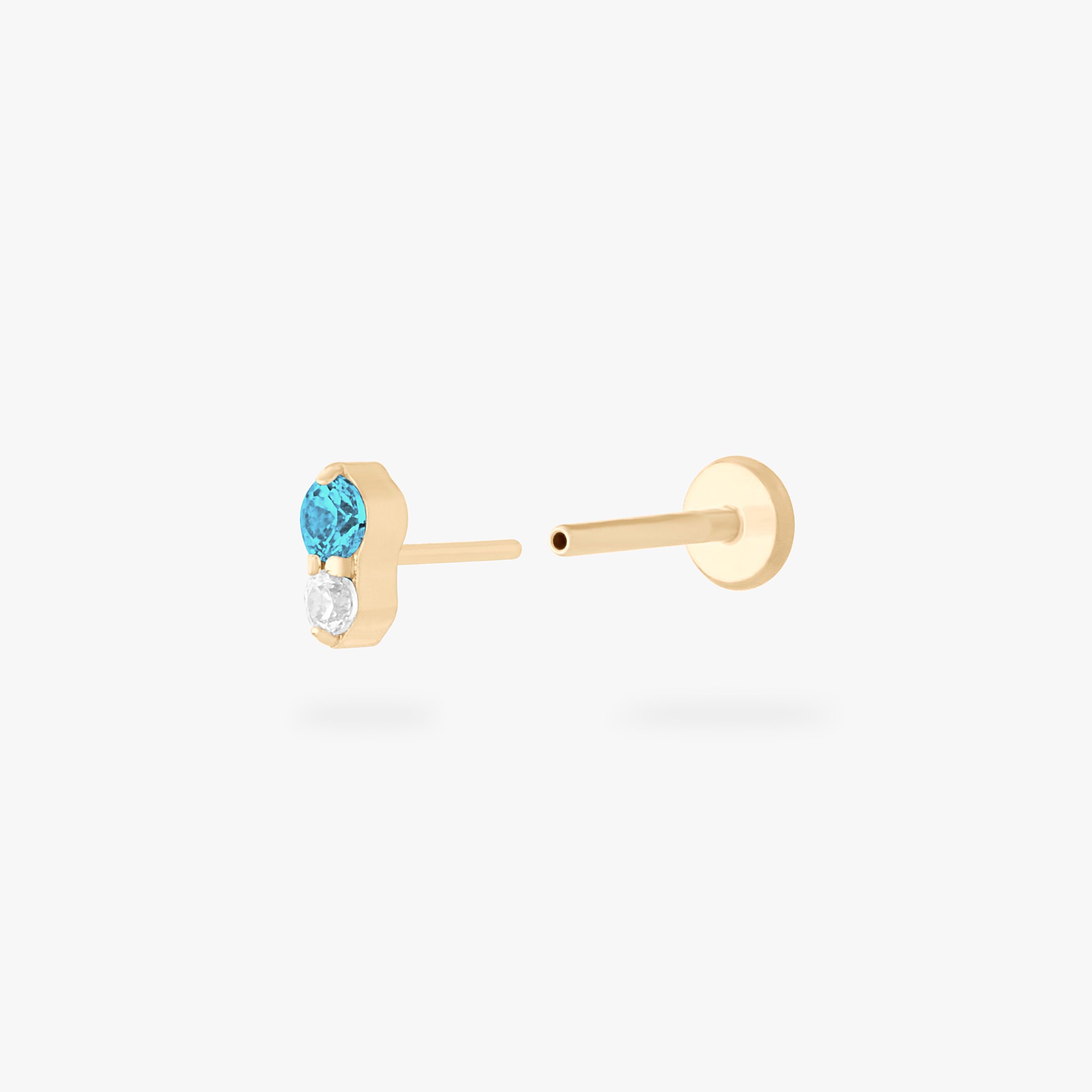 Stacked CZ Flatback Stud - Image 16