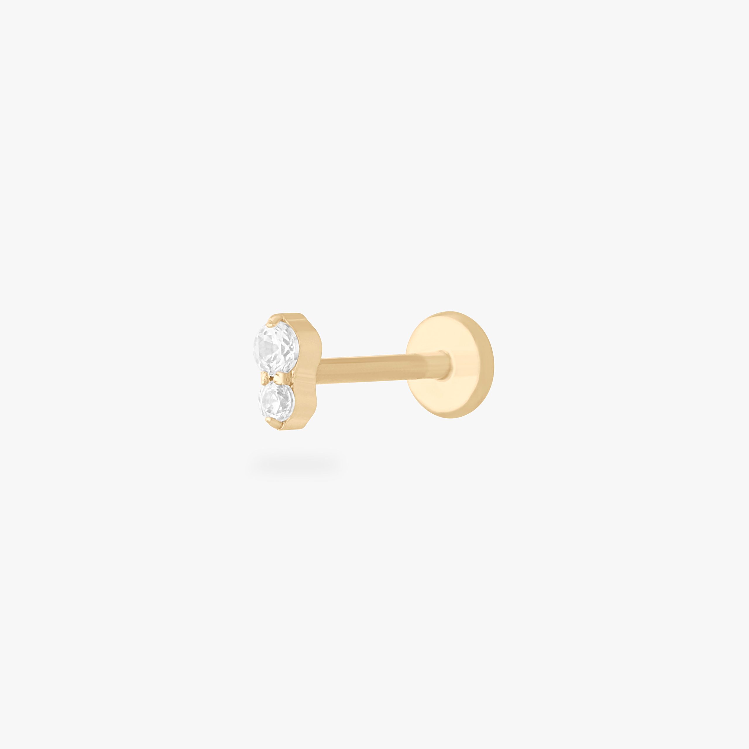 Stacked CZ Flatback Stud - Image 20