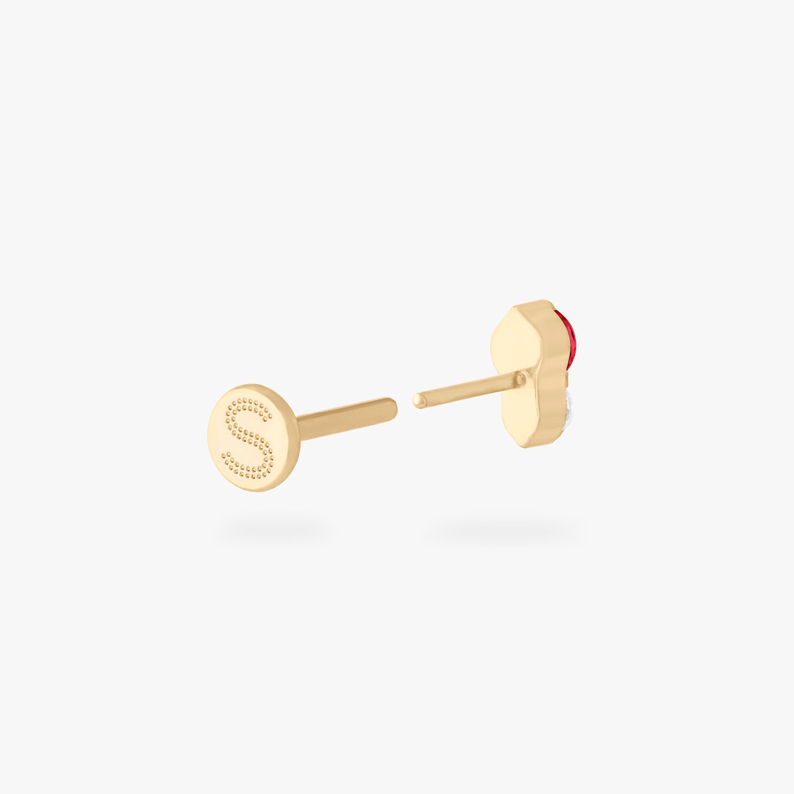 Stacked CZ Flatback Stud - Image 5