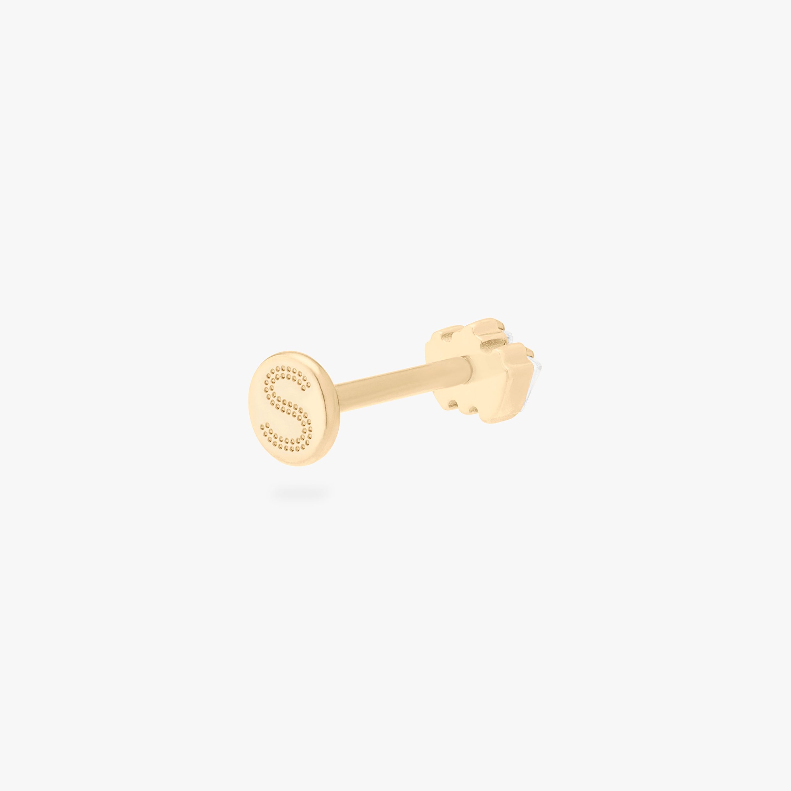 Micro Crown Baguette Flatback Stud - Image 5