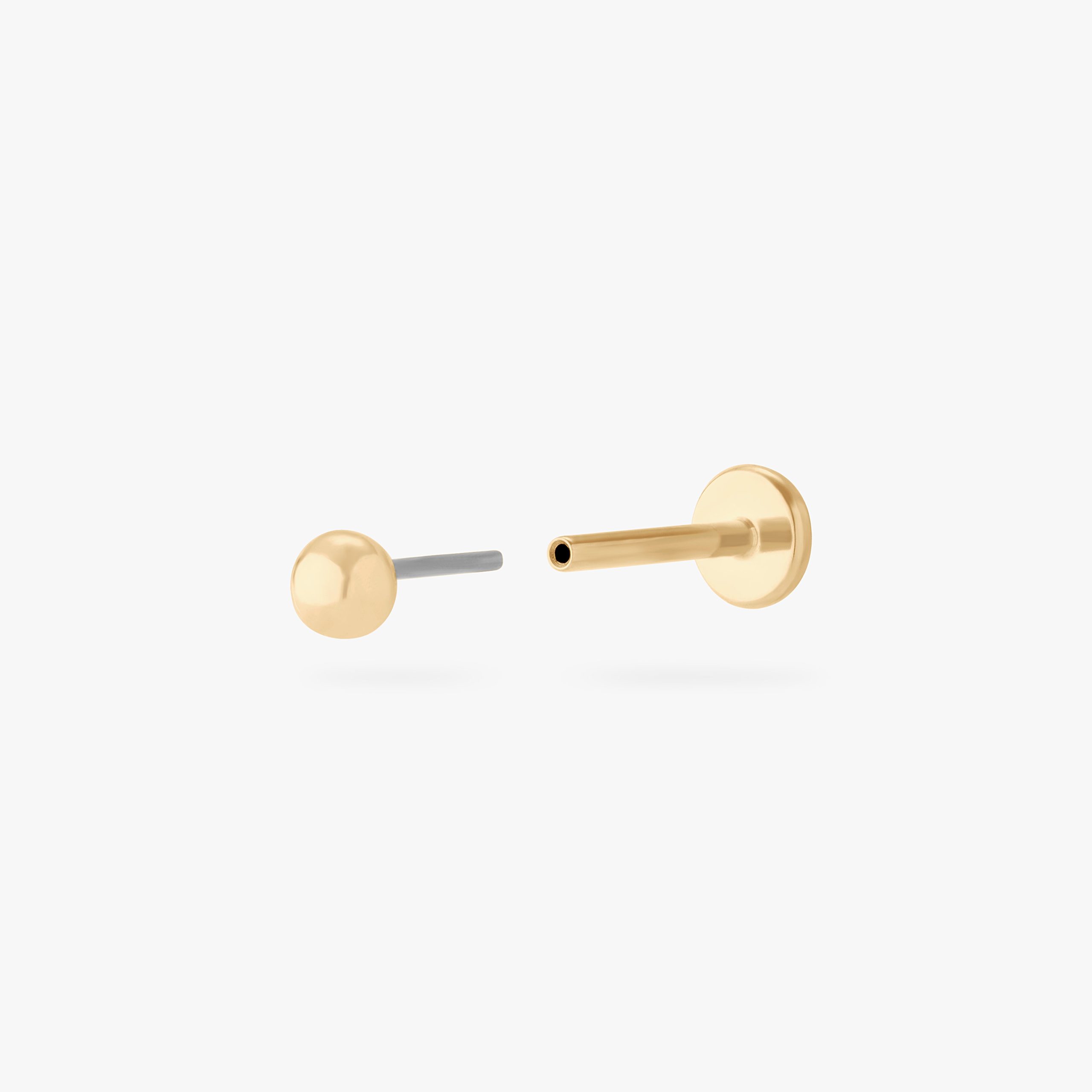 14K Ball Flatback - Image 3