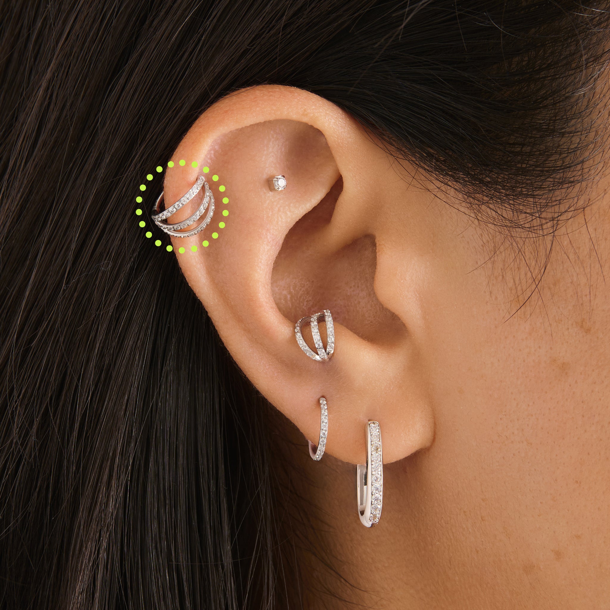 8mm Triple Pave Clicker - Image 7
