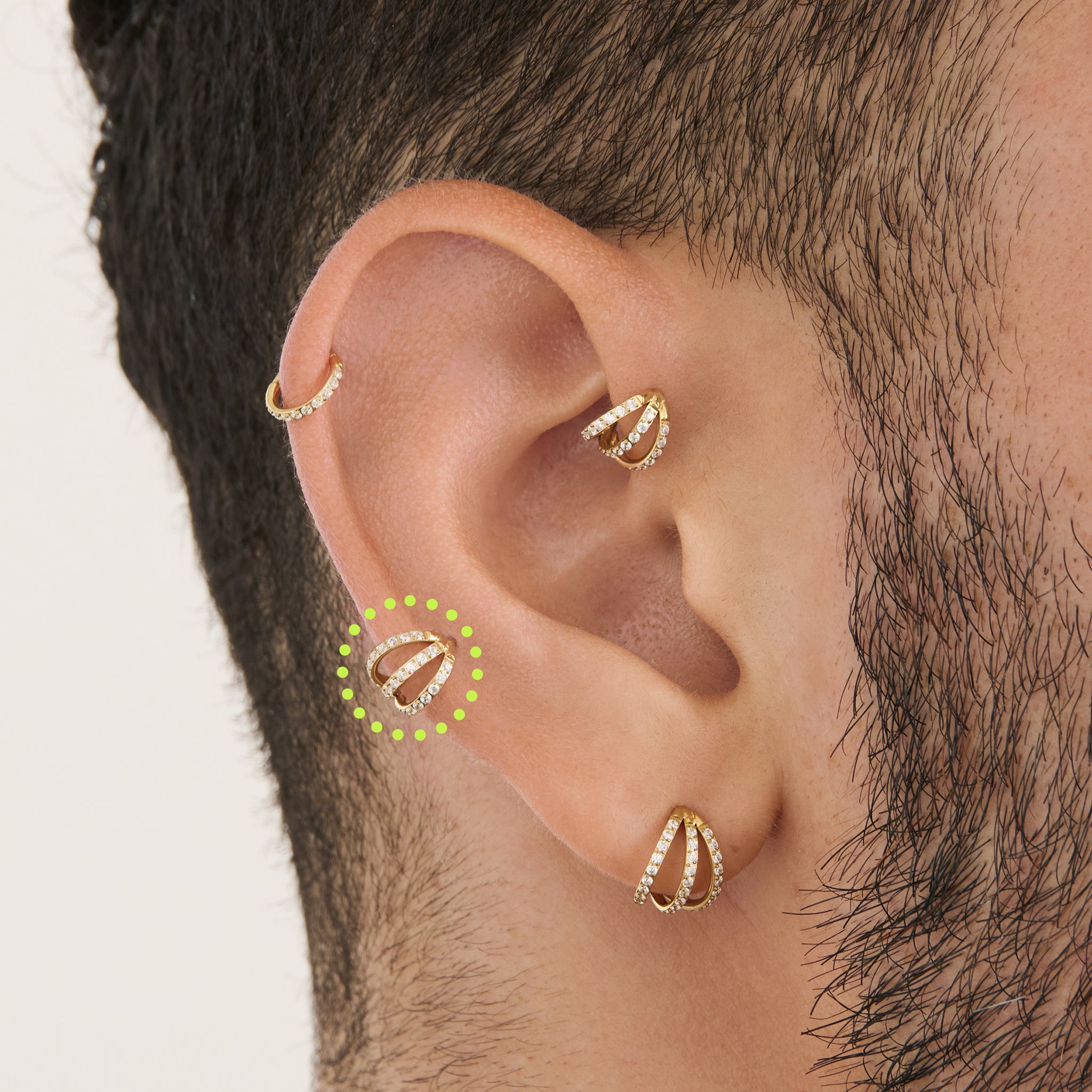 6mm Triple Pave Clicker - Image 2