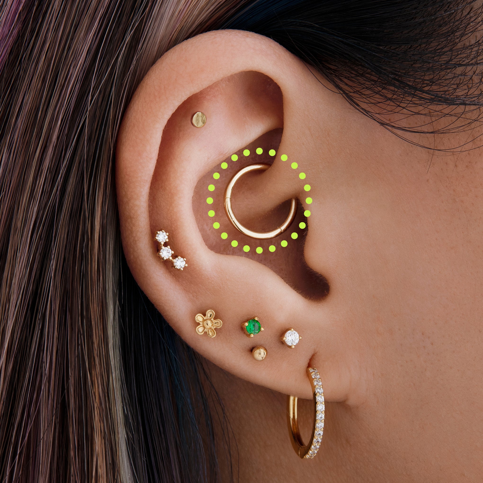 14K 10mm Clicker - Image 2
