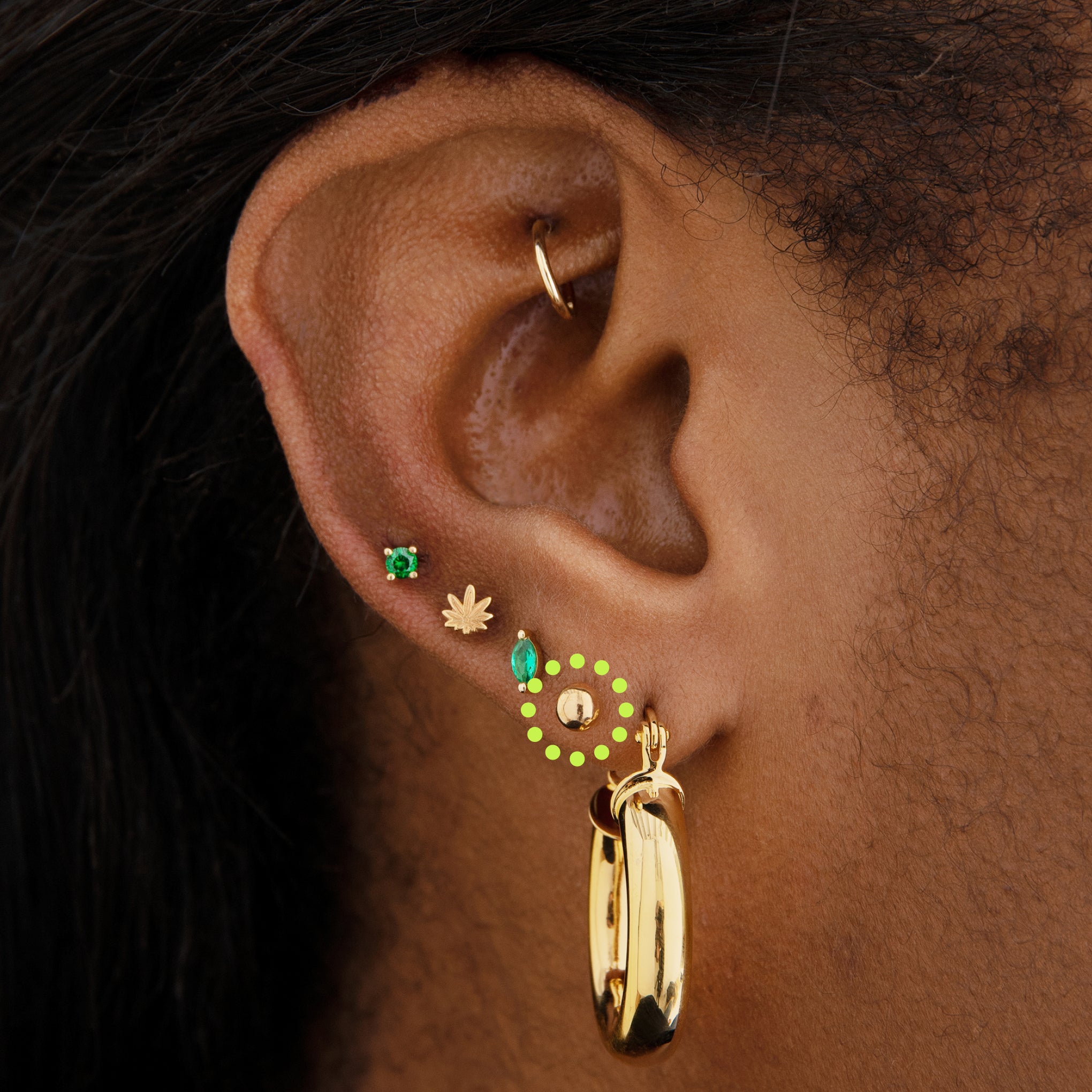 14K Ball Flatback - Image 2
