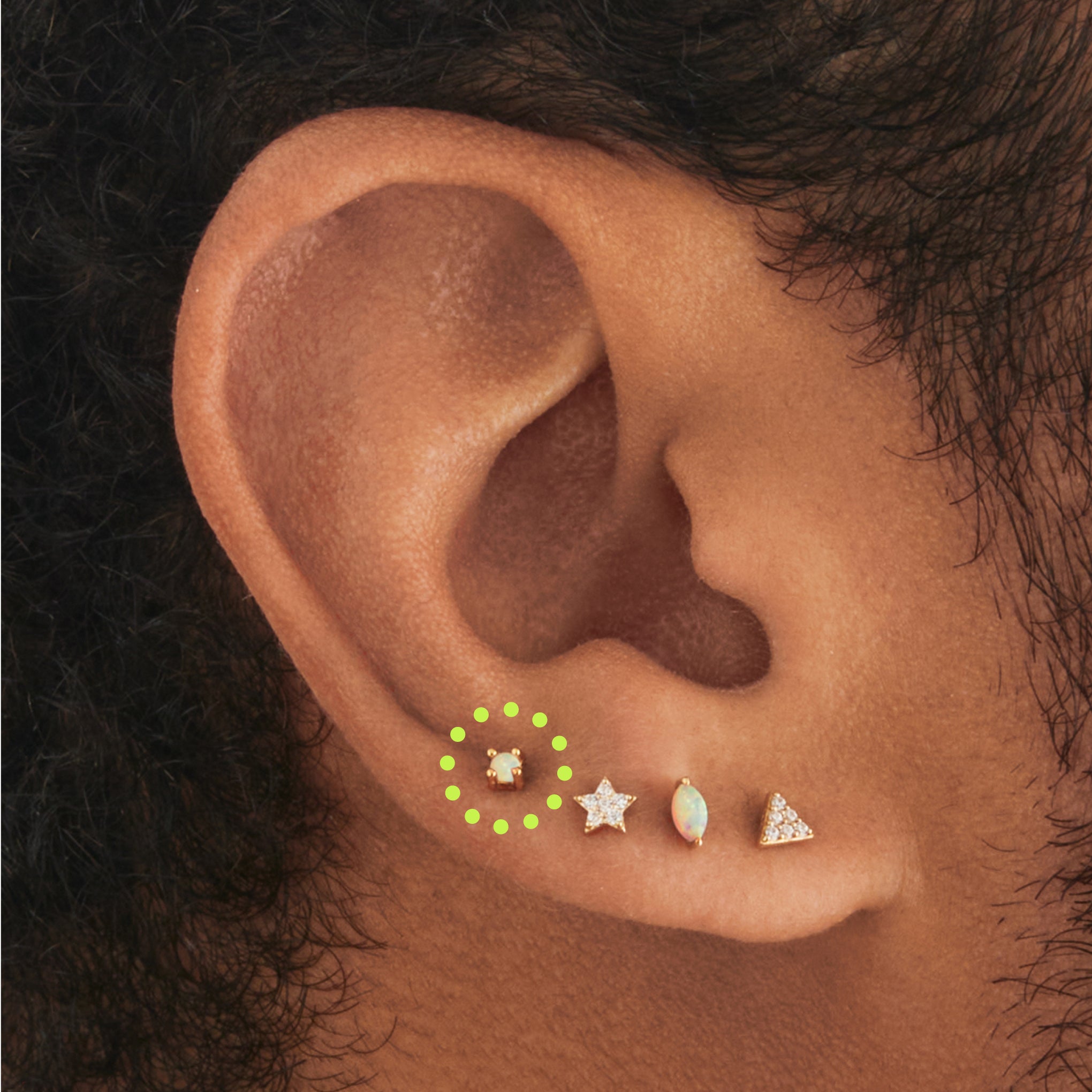 14K Opal Flatback - Image 2
