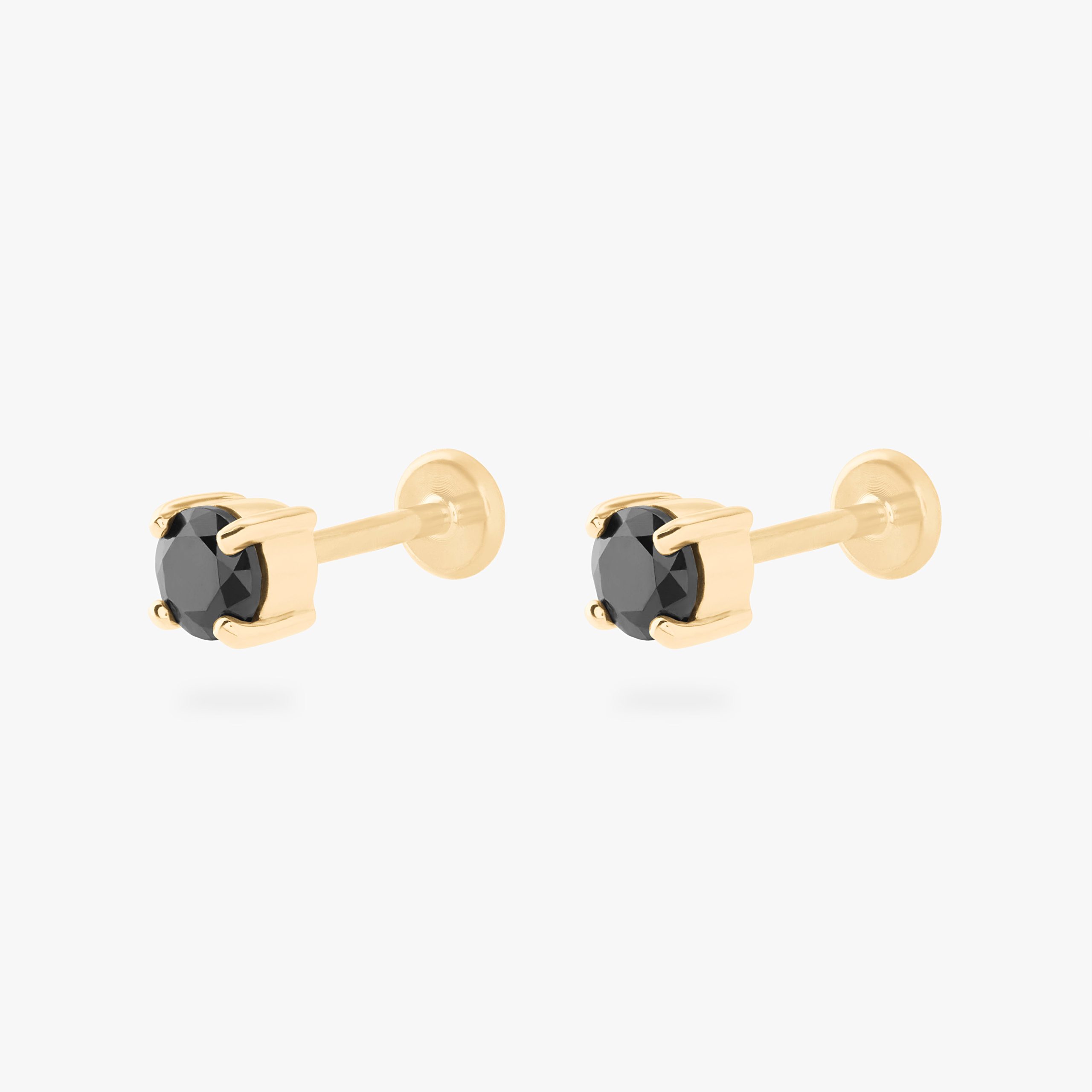 14K CZ 4mm Flatback - Image 12