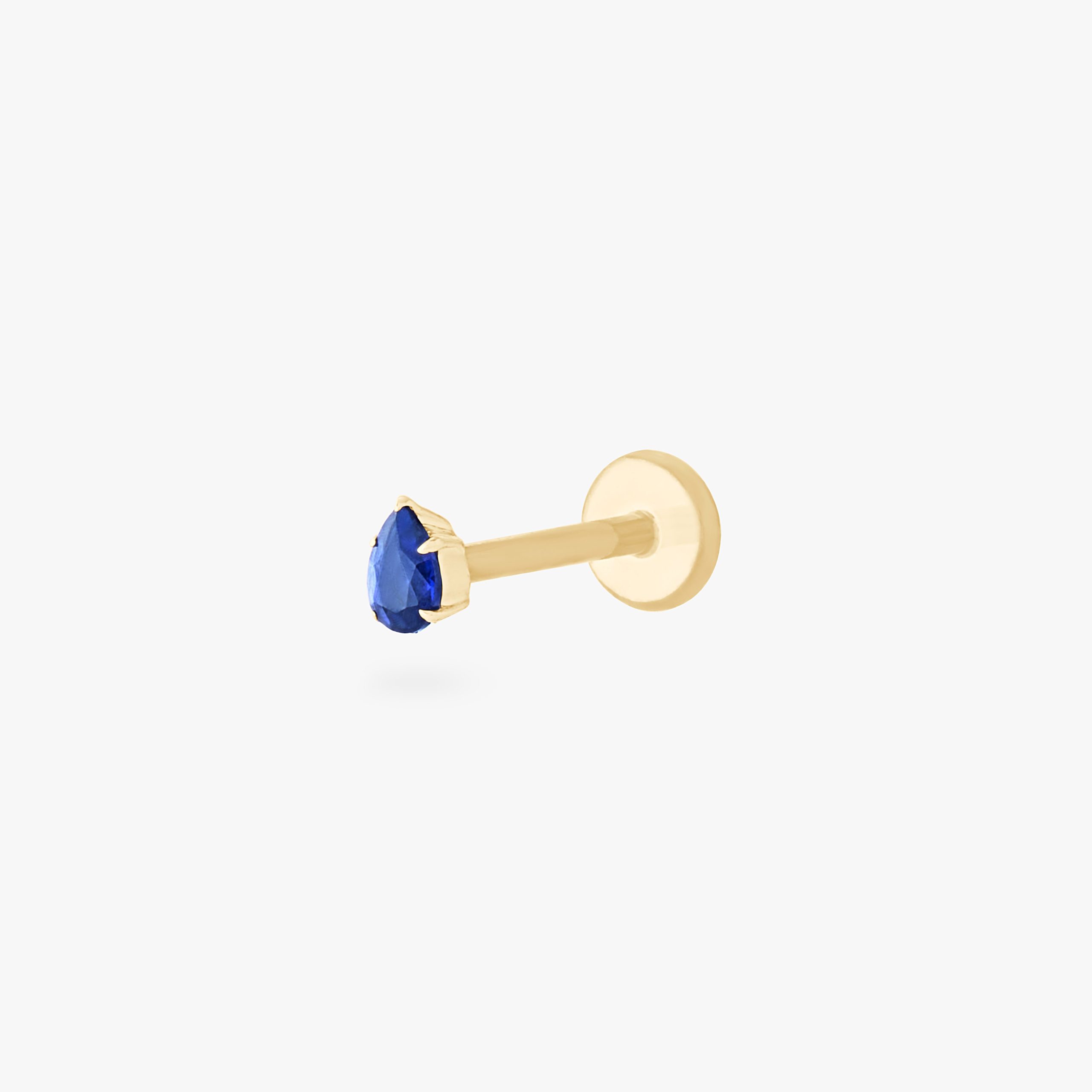 14K Pear Flatback - Image 21