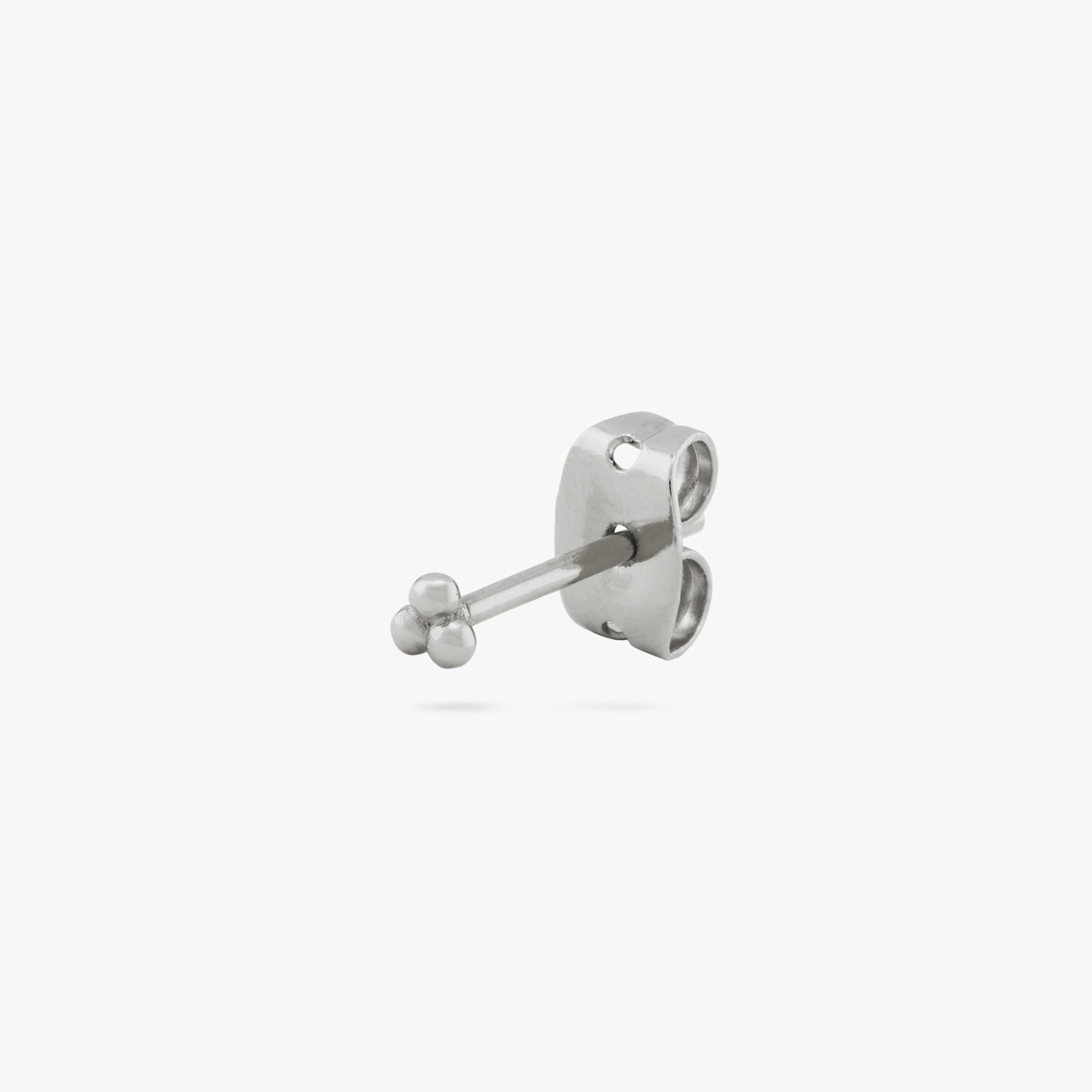 Beaded Triad Stud - Image 7