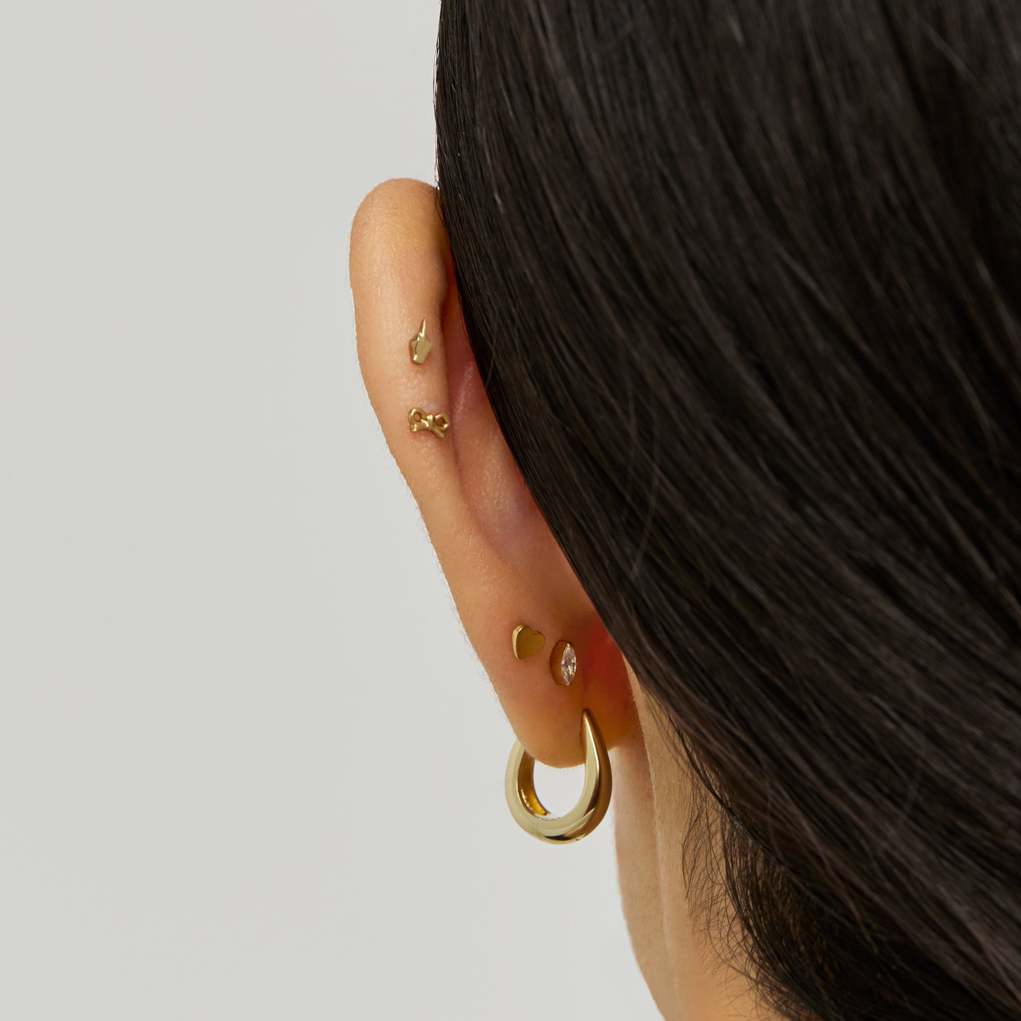 Middle Finger Flatback Stud - Image 3