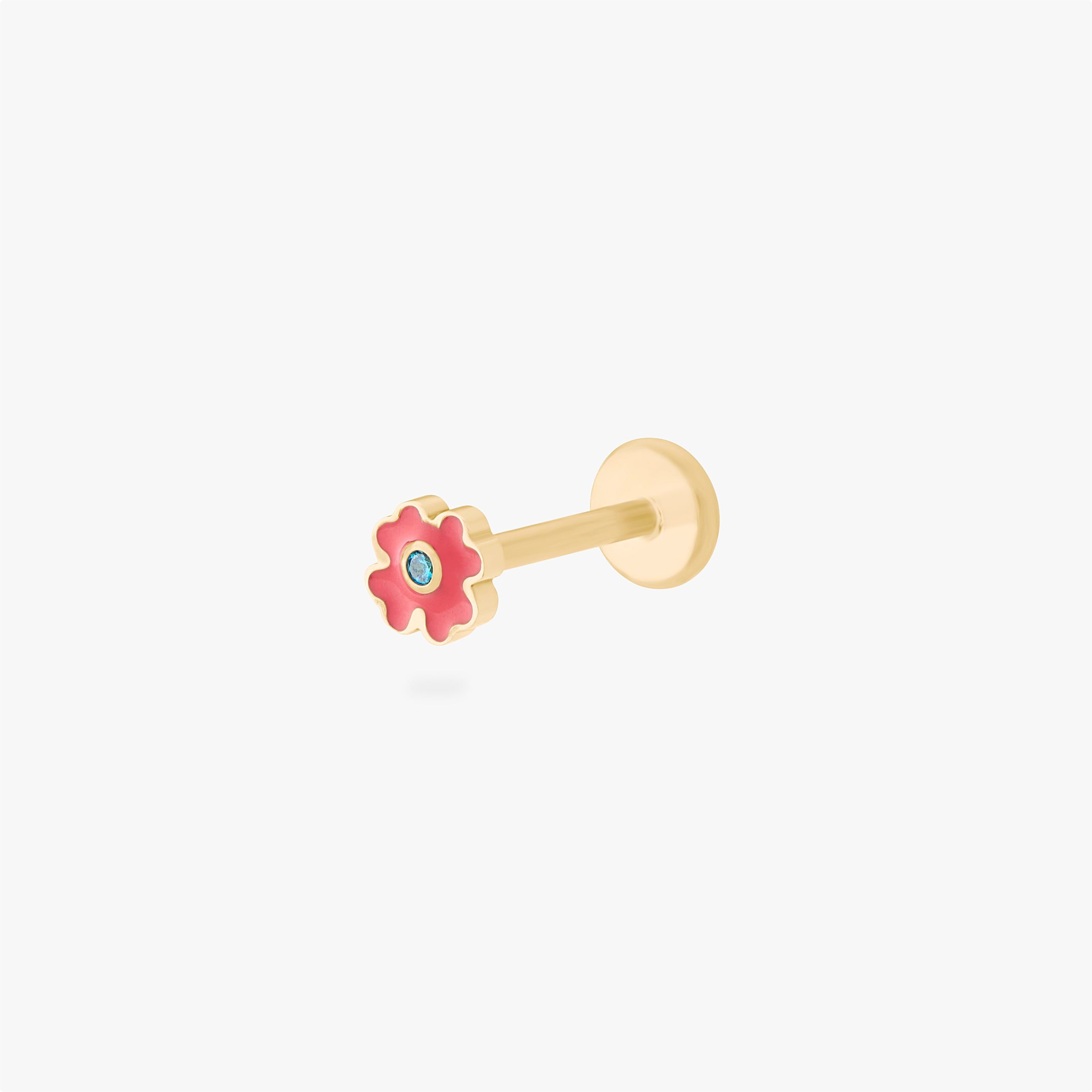 Enamel Flower Flatback Stud - Image 6