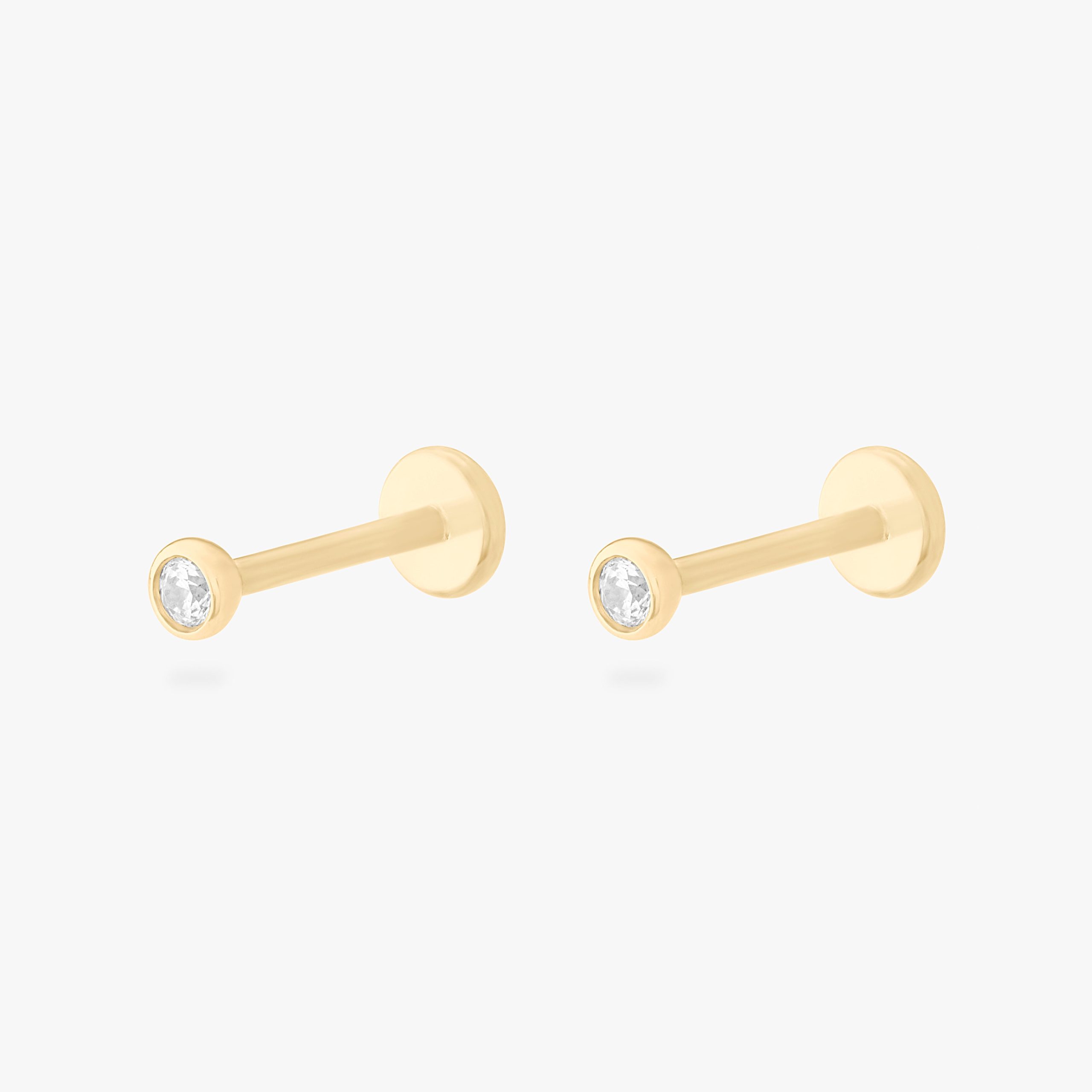 14K Bezel Flatback - Image 6