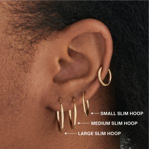 Alternative view of Medium Slim Hoop
